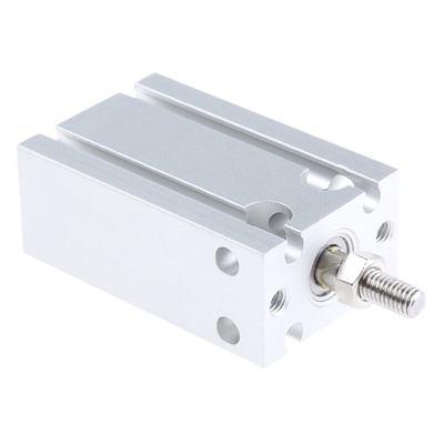 SMC Pneumatic Piston Rod Cylinder - 16mm Bore, 10mm Stroke, CU Series, Double Acting