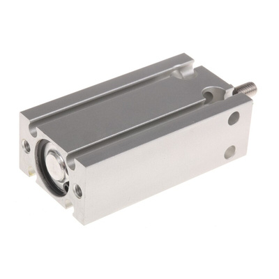 SMC Pneumatic Piston Rod Cylinder - 16mm Bore, 20mm Stroke, CU Series, Double Acting