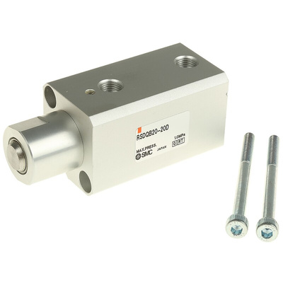 SMC Pneumatic Compact Cylinder - 20mm Bore, 20mm Stroke, RSQ Series, Double Acting