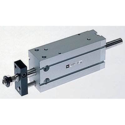SMC Pneumatic Piston Rod Cylinder - 20mm Bore, 50mm Stroke, ZCUK Series, Double Acting
