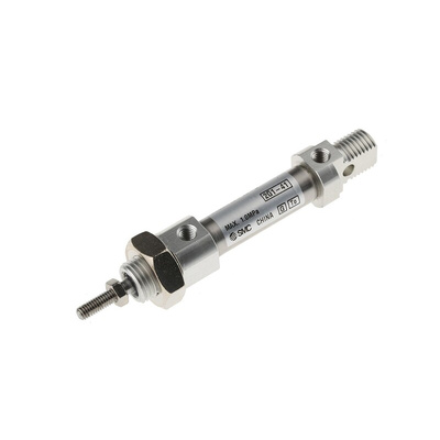 SMC Pneumatic Piston Rod Cylinder - 10mm Bore, 10mm Stroke, C85 Series, Double Acting