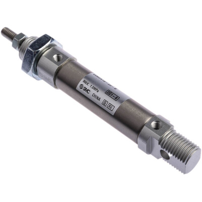SMC Pneumatic Piston Rod Cylinder - 16mm Bore, 25mm Stroke, C85 Series, Double Acting