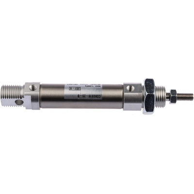 SMC Pneumatic Piston Rod Cylinder - 16mm Bore, 25mm Stroke, C85 Series, Double Acting