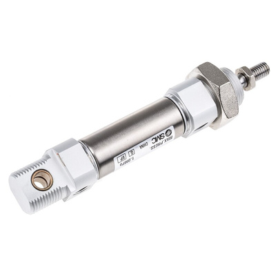 SMC Pneumatic Piston Rod Cylinder - 20mm Bore, 25mm Stroke, C85 Series, Double Acting