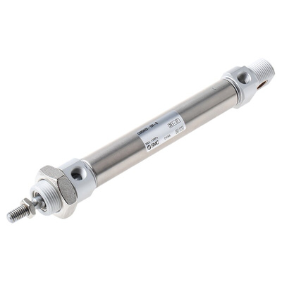 SMC Pneumatic Piston Rod Cylinder - 20mm Bore, 100mm Stroke, C85 Series, Double Acting