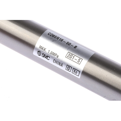 SMC Pneumatic Piston Rod Cylinder - 16mm Bore, 50mm Stroke, C85 Series, Double Acting