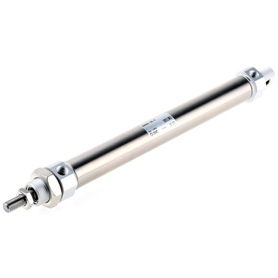 SMC Pneumatic Piston Rod Cylinder - 25mm Bore, 200mm Stroke, C85 Series, Double Acting