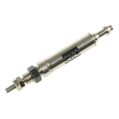 SMC Pneumatic Piston Rod Cylinder - 4mm Bore, 5mm Stroke, CJ1 Series, Single Acting