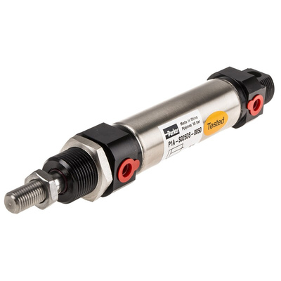 Parker Pneumatic Piston Rod Cylinder - 25mm Bore, 50mm Stroke, P1A Series, Double Acting