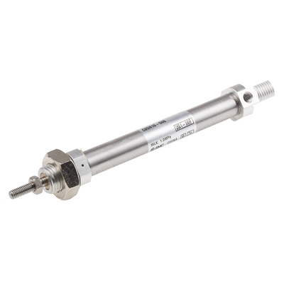 SMC Pneumatic Piston Rod Cylinder - 10mm Bore, 50mm Stroke, C85 Series, Single Acting
