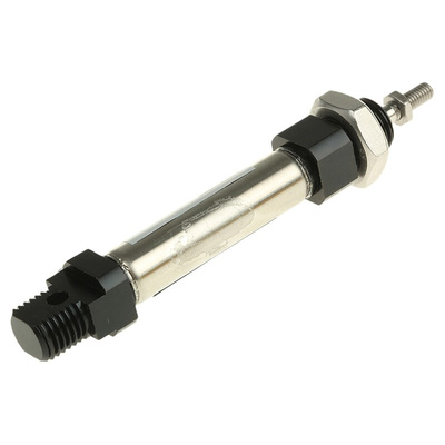 Parker Pneumatic Piston Rod Cylinder - 10mm Bore, 15mm Stroke, P1A Series, Double Acting