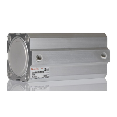 Norgren Pneumatic Compact Cylinder - 50mm Bore, 80mm Stroke, RM/92000/M Series, Double Acting