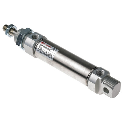 Norgren Pneumatic Roundline Cylinder - 25mm Bore, 40mm Stroke, RM/8000/M Series, Double Acting