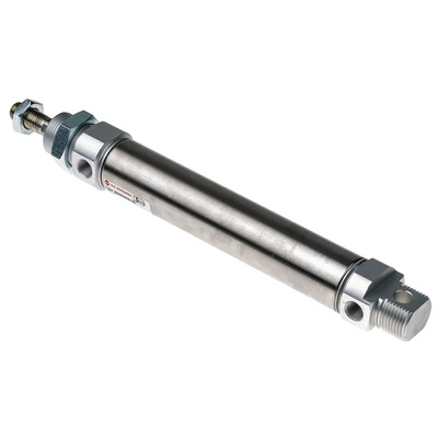 IMI Norgren Pneumatic Piston Rod Cylinder - 25mm Bore, 100mm Stroke, RM/8000/M Series, Double Acting