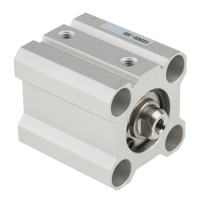 SMC Pneumatic Compact Cylinder - 20mm Bore, 20mm Stroke, CQ2 Series, Double Acting