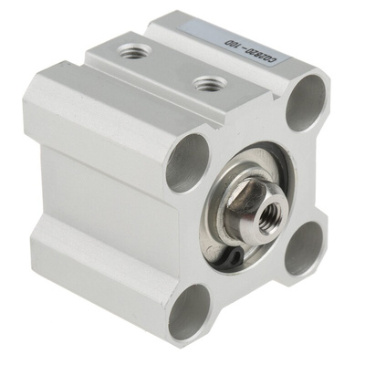 SMC Pneumatic Compact Cylinder - 20mm Bore, 10mm Stroke, CQ2 Series, Double Acting