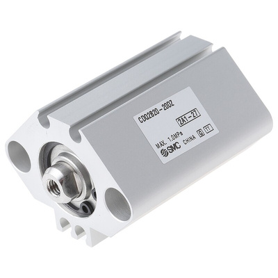 SMC Pneumatic Compact Cylinder - 20mm Bore, 20mm Stroke, CQ2 Series, Double Acting