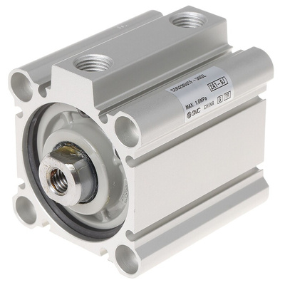 SMC Pneumatic Compact Cylinder - 50mm Bore, 30mm Stroke, CQ2 Series, Double Acting