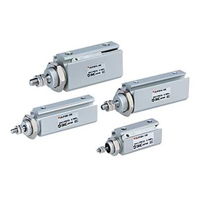 SMC Pneumatic Piston Rod Cylinder - 6mm Bore, 5mm Stroke, CJP2 Series, Double Acting