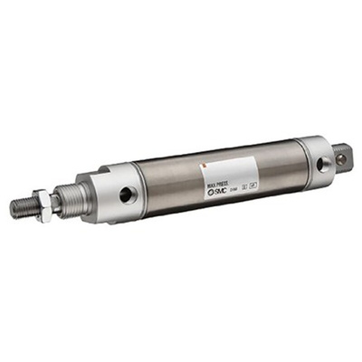 SMC Pneumatic Piston Rod Cylinder - 3/4in Bore, 38.1mm Stroke, NCM Series, Double Acting