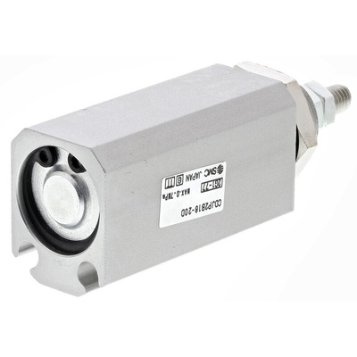 SMC Pneumatic Piston Rod Cylinder - 16mm Bore, 20mm Stroke, CJP2 Series, Double Acting
