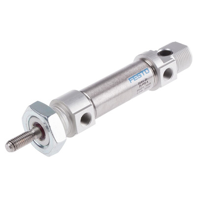 Festo Pneumatic Cylinder - 559271, 20mm Bore, 25mm Stroke, DSNU Series, Double Acting