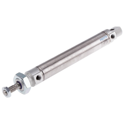 Festo Pneumatic Cylinder - 559287, 25mm Bore, 125mm Stroke, DSNU Series, Double Acting