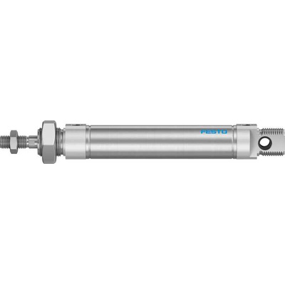 Festo Pneumatic Cylinder - 19222, 25mm Bore, 80mm Stroke, DSNU Series, Double Acting
