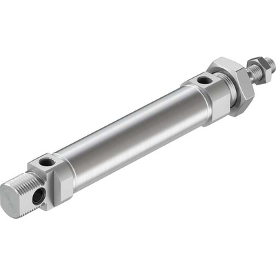 Festo Pneumatic Cylinder - 19222, 25mm Bore, 80mm Stroke, DSNU Series, Double Acting