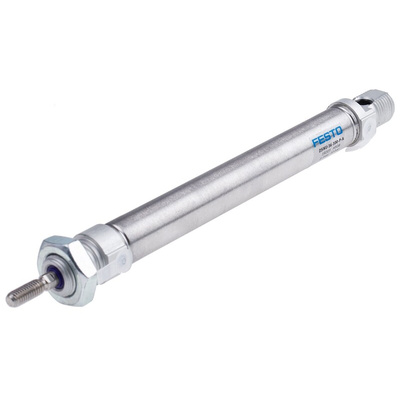 Festo Pneumatic Cylinder - 19203, 16mm Bore, 100mm Stroke, DSNU Series, Double Acting