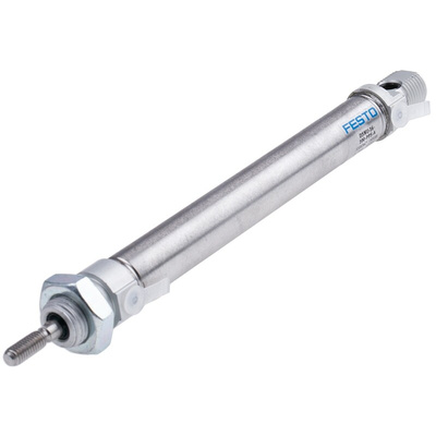 Festo Pneumatic Cylinder - 559267, 16mm Bore, 100mm Stroke, DSNU Series, Double Acting