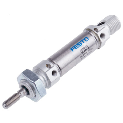 Festo Pneumatic Cylinder - 1908266, 16mm Bore, 10mm Stroke, DSNU Series, Double Acting