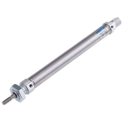 Festo Pneumatic Cylinder - 19204, 16mm Bore, 125mm Stroke, DSNU Series, Double Acting