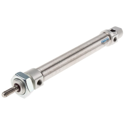 Festo Pneumatic Cylinder - 19213, 20mm Bore, 125mm Stroke, DSNU Series, Double Acting