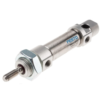 Festo Pneumatic Cylinder - 1908283, 20mm Bore, 20mm Stroke, DSNU Series, Double Acting
