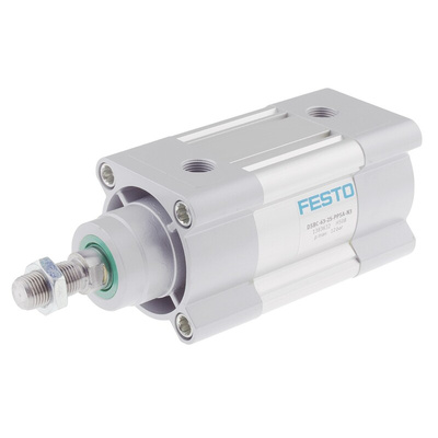 Festo Pneumatic Piston Rod Cylinder - 1383632, 63mm Bore, 25mm Stroke, DSBC Series, Double Acting