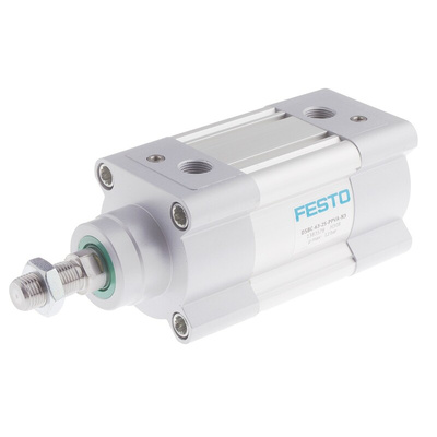 Festo Pneumatic Piston Rod Cylinder - 1383578, 63mm Bore, 25mm Stroke, DSBC Series, Double Acting