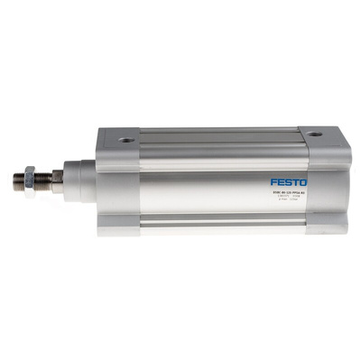 Festo Pneumatic Piston Rod Cylinder - 1383371, 80mm Bore, 125mm Stroke, DSBC Series, Double Acting