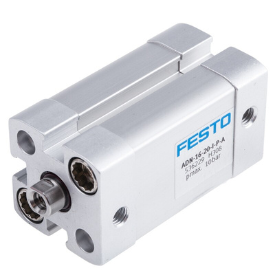 Festo Pneumatic Cylinder - 536229, 16mm Bore, 20mm Stroke, ADN Series, Double Acting