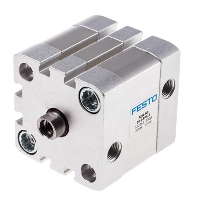 Festo Pneumatic Cylinder - 572664, 40mm Bore, 10mm Stroke, ADN Series, Double Acting