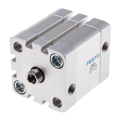 Festo Pneumatic Cylinder - 572666, 40mm Bore, 20mm Stroke, ADN Series, Double Acting