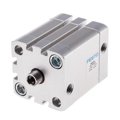Festo Pneumatic Cylinder - 572667, 40mm Bore, 25mm Stroke, ADN Series, Double Acting