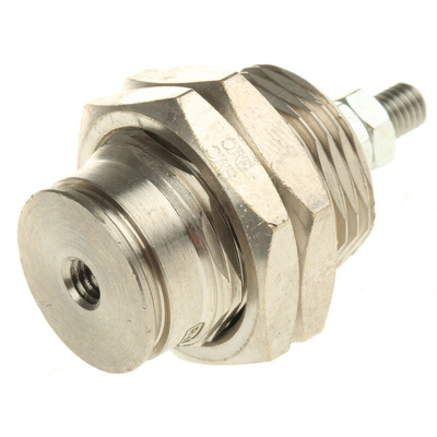 SMC Pneumatic Piston Rod Cylinder - 15mm Bore, 10mm Stroke, CJP Series, Single Acting