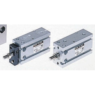 SMC Pneumatic Piston Rod Cylinder - 25mm Bore, 50mm Stroke, CU Series, Double Acting