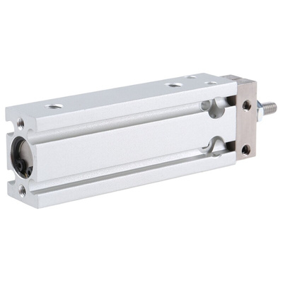 SMC Pneumatic Piston Rod Cylinder - 10mm Bore, 30mm Stroke, CUK Series, Double Acting