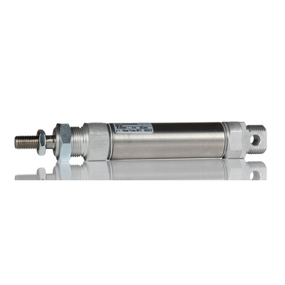 Norgren Pneumatic Piston Rod Cylinder - 25mm Bore, 80mm Stroke, RT/57210/M/25 Series, Double Acting