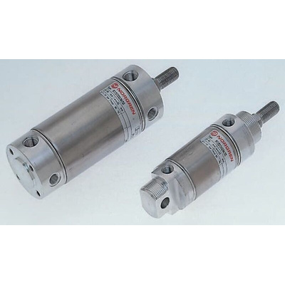 Norgren Pneumatic Piston Rod Cylinder - 57240, 40mm Bore, 25mm Stroke, RT/57210/M/25 Series, Double Acting