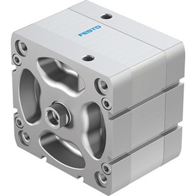 Festo Pneumatic Compact Cylinder - ADN-100-15, 100mm Bore, 15mm Stroke, ADN Series, Double Acting