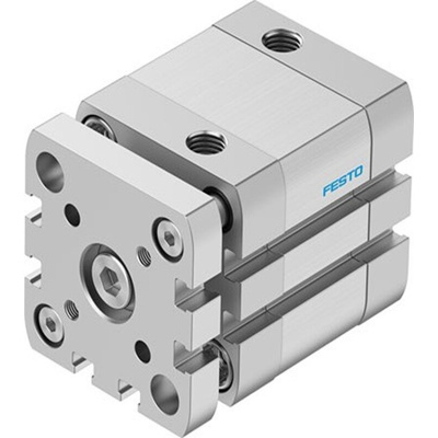 Festo Pneumatic Compact Cylinder - ADNGF-40-15, 40mm Bore, 15mm Stroke, ADNGF Series, Double Acting