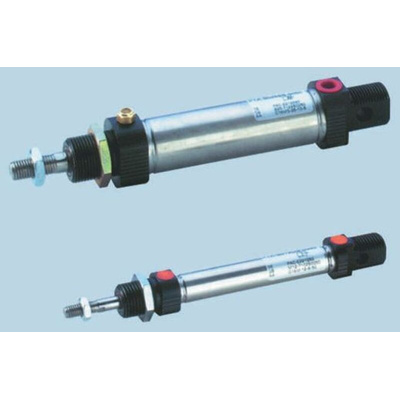 Parker Pneumatic Piston Rod Cylinder - 10mm Bore, 10mm Stroke, P1A Series, Double Acting